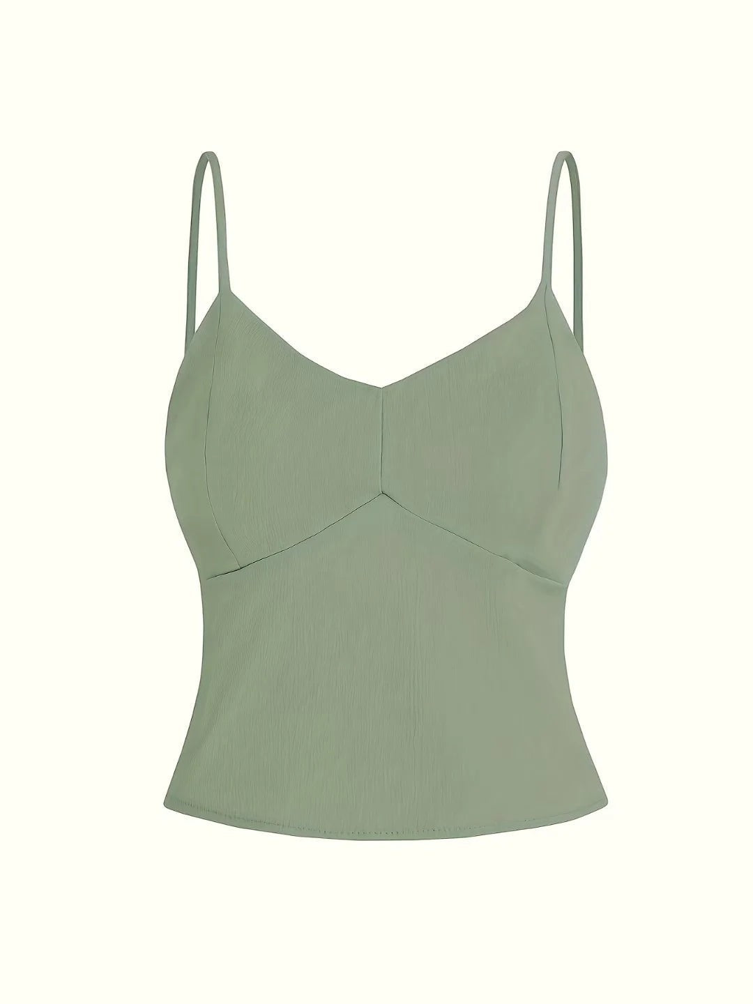Camisole V-Neck + Wide Leg Pants Set — Women