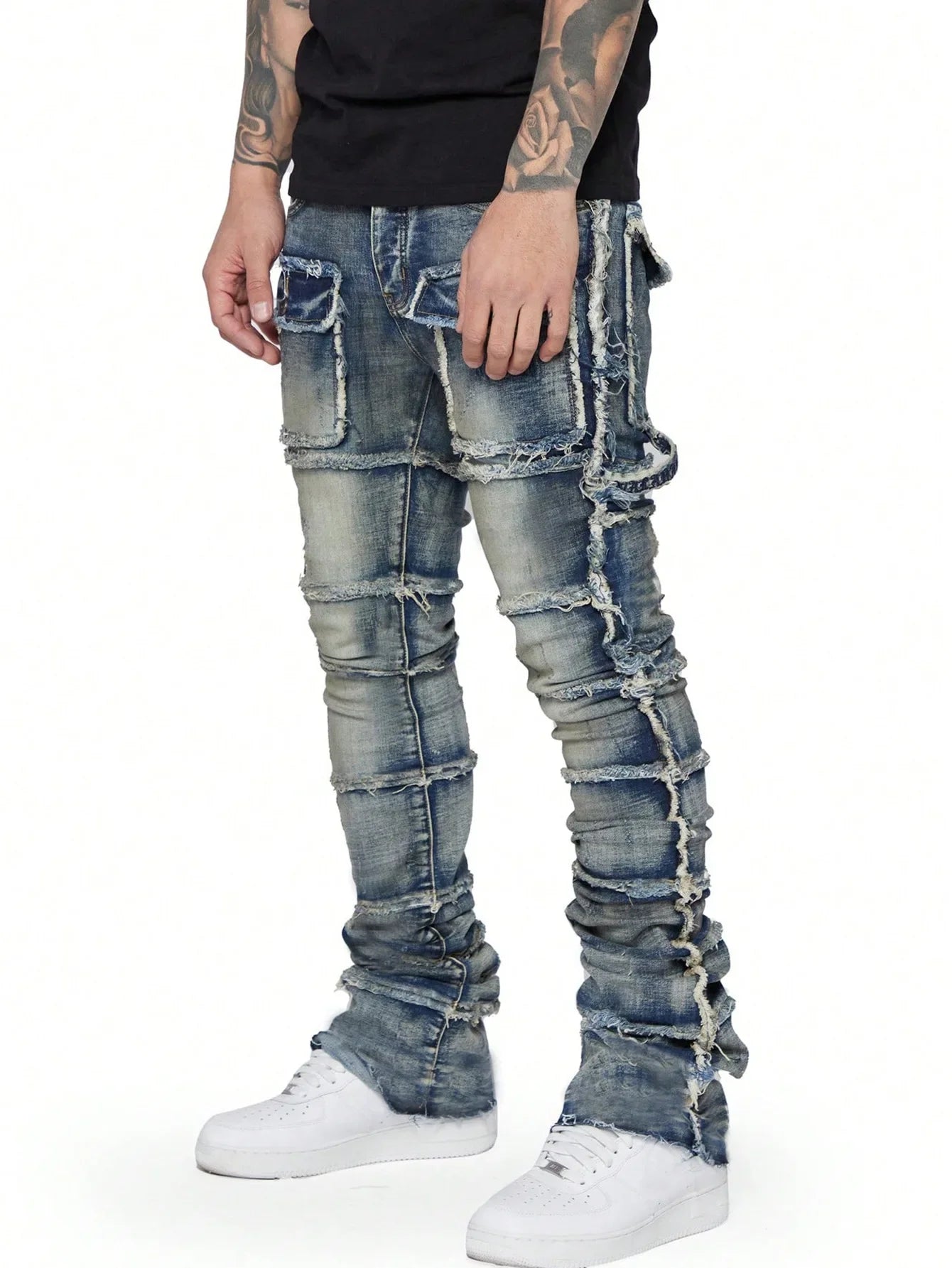 Jeans Workwear Stacked — Homme