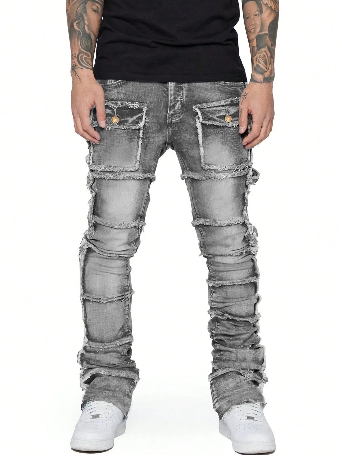 Jeans Workwear Stacked — Homme