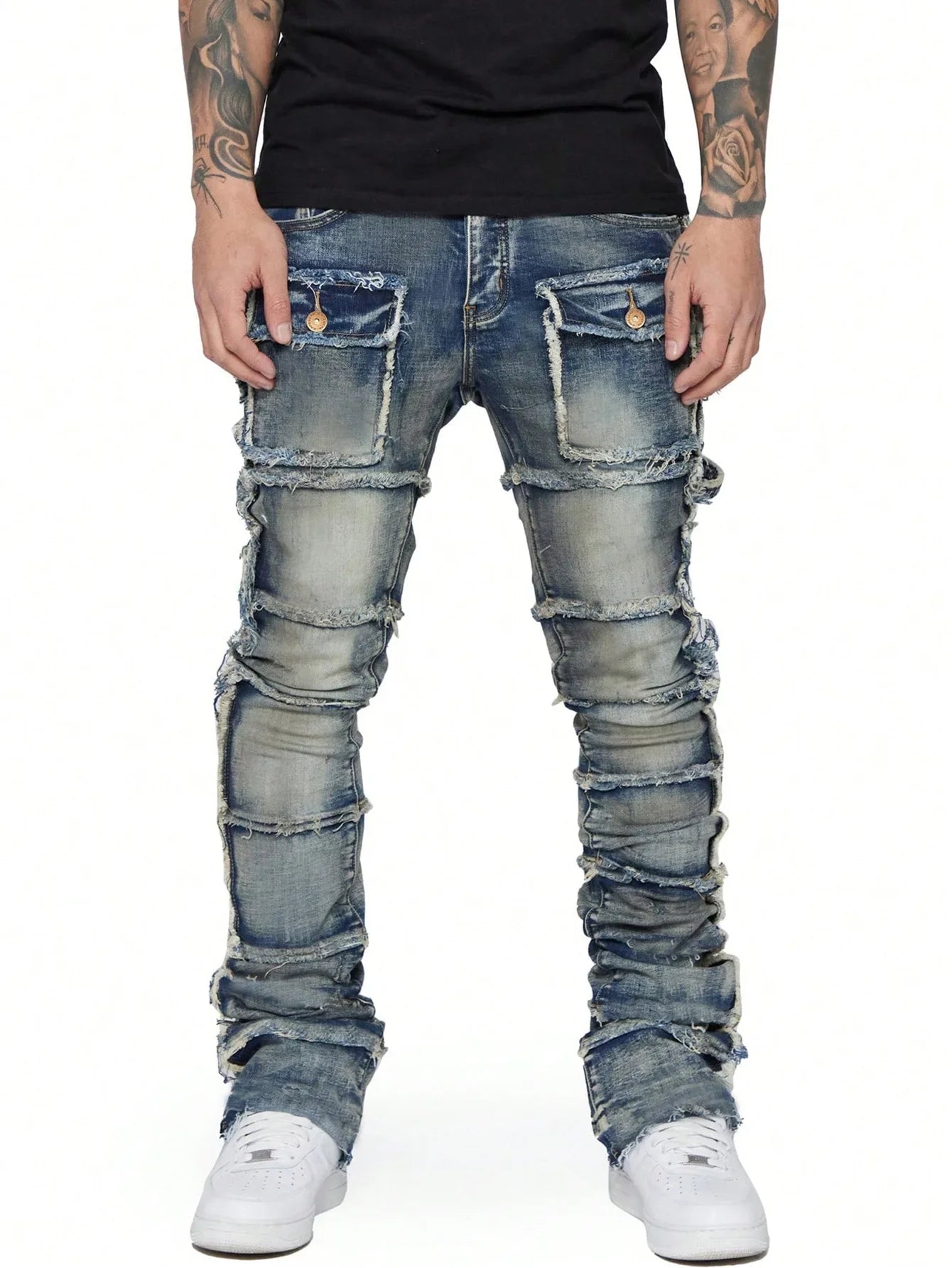 Jeans Workwear Stacked — Homme
