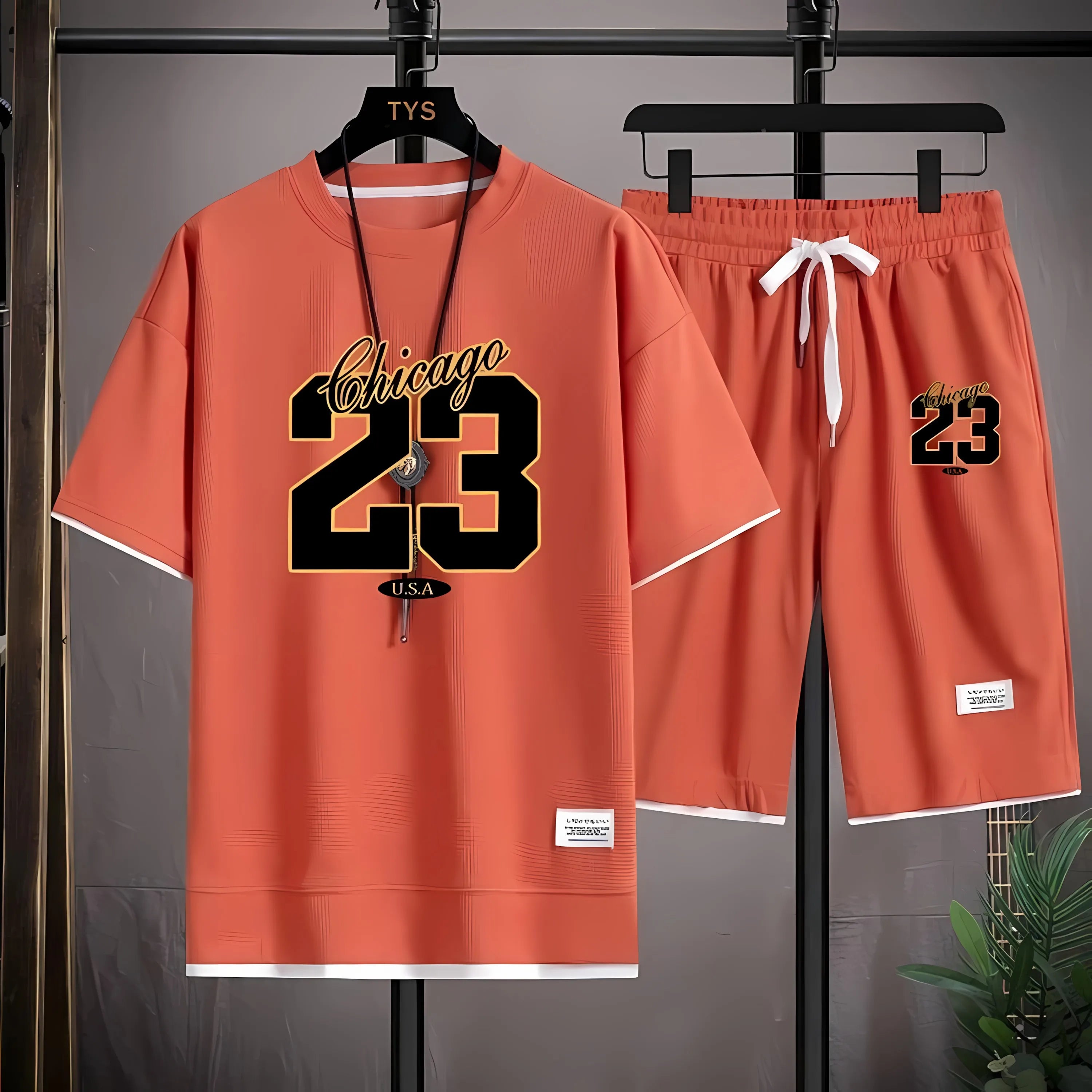 Men's 3D Digital Print Street Fashion Set – Summer Two-Piece