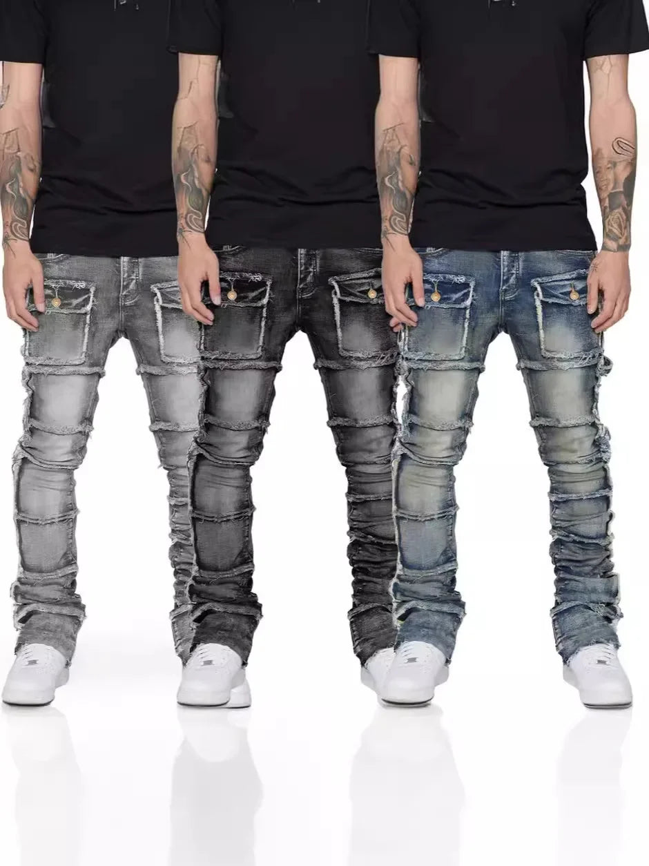 Jeans Workwear Stacked — Homme