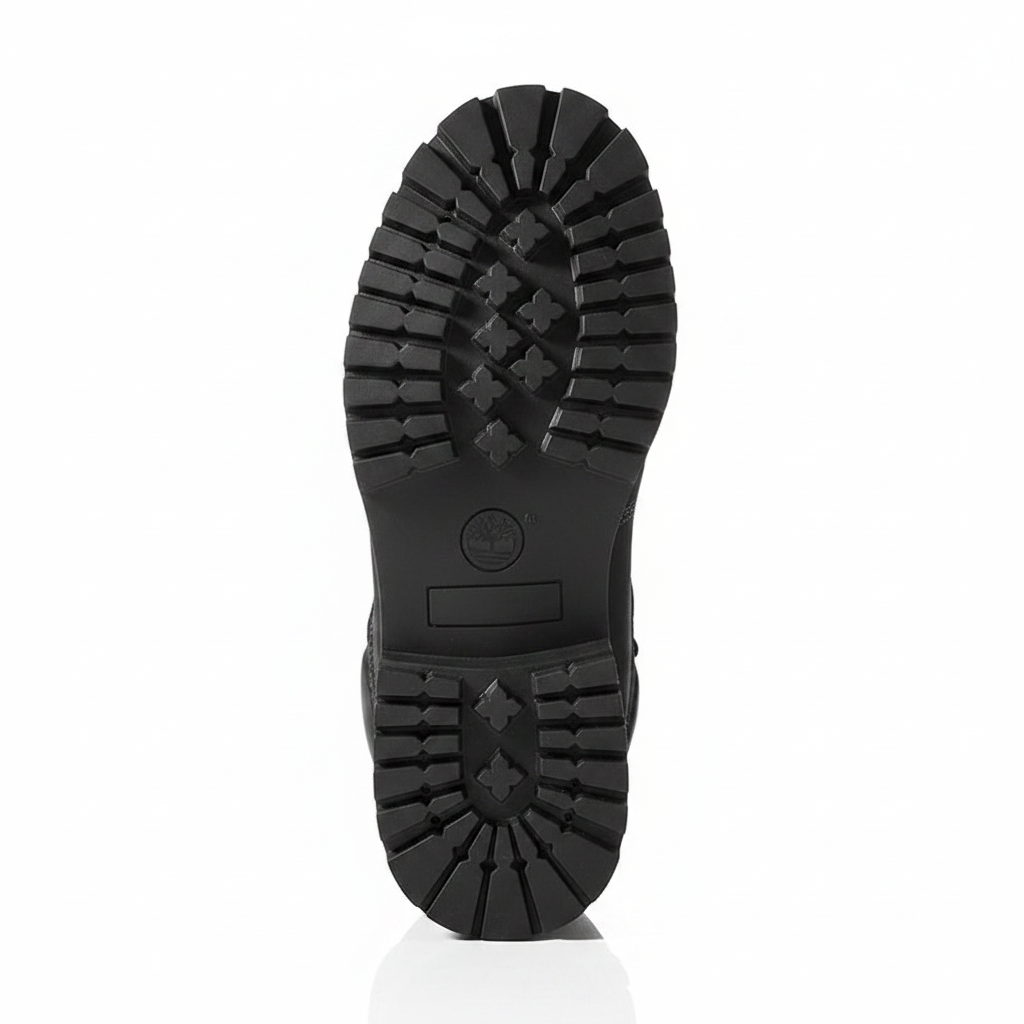 Black boots - sole view