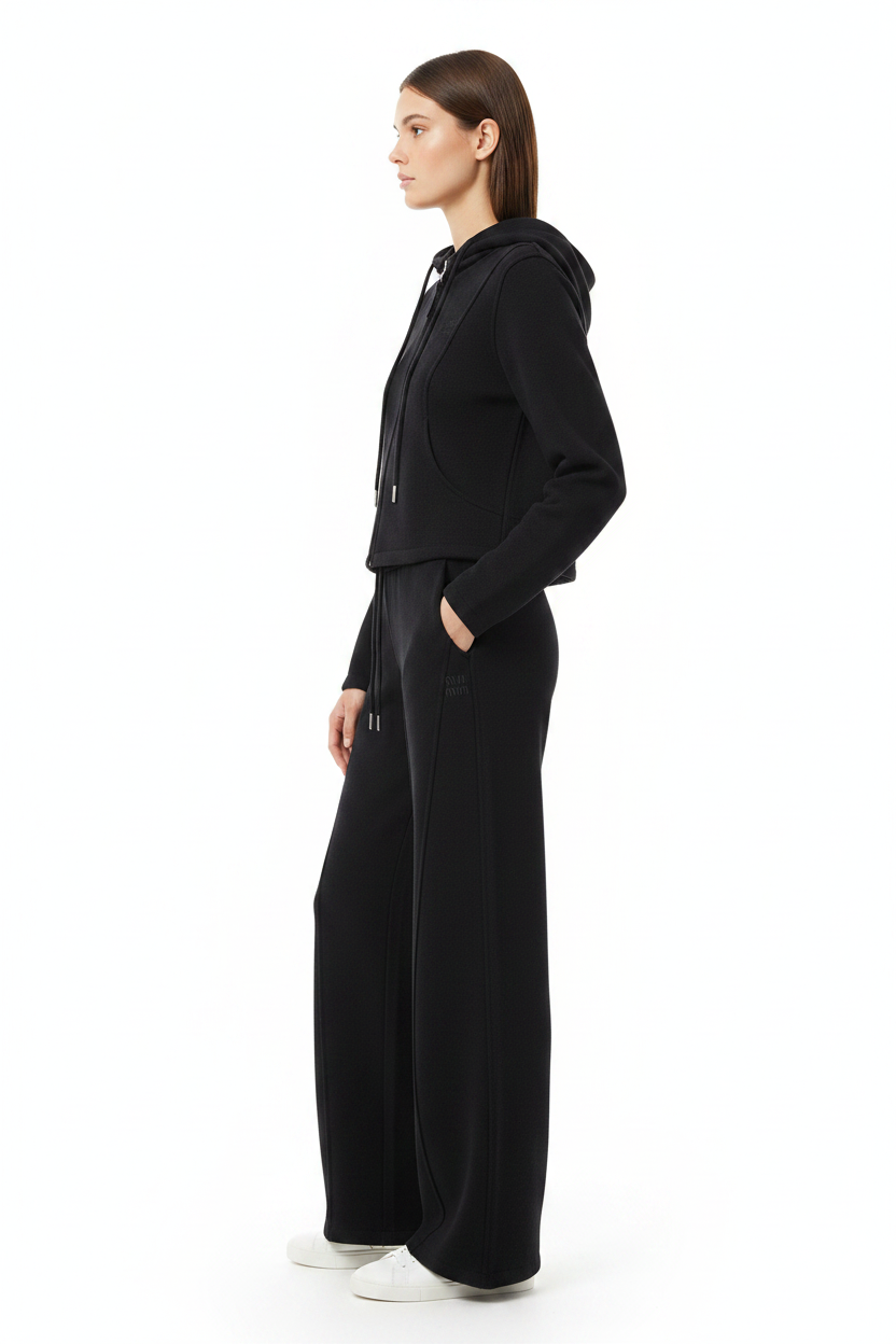 Black model side profile