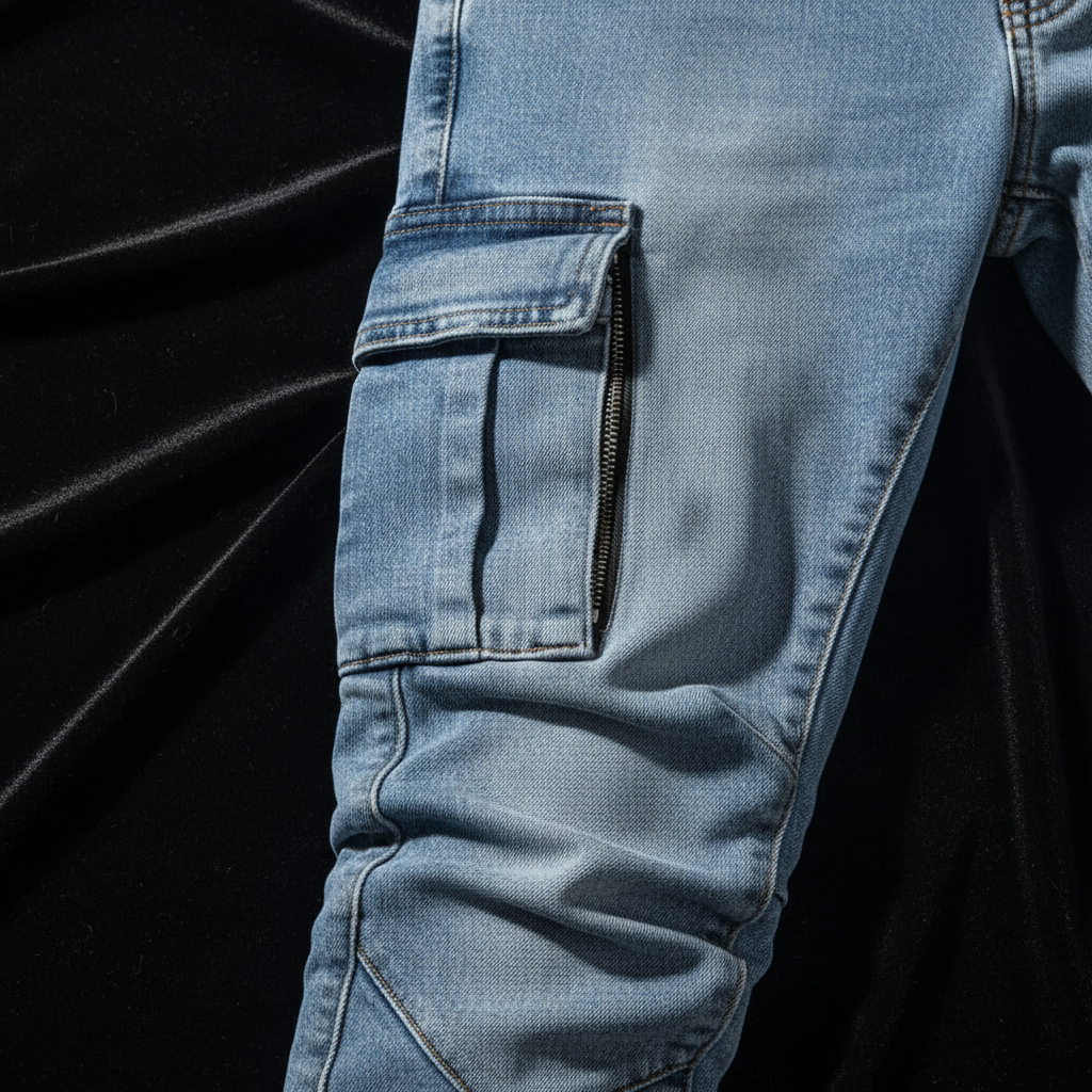 Cargo jeans detay pocket