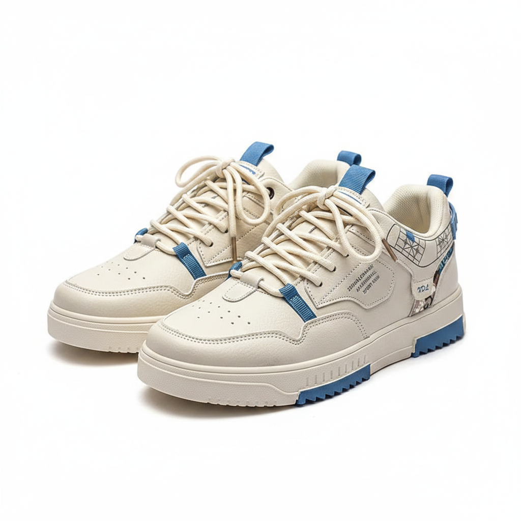 Cream blue 3/4