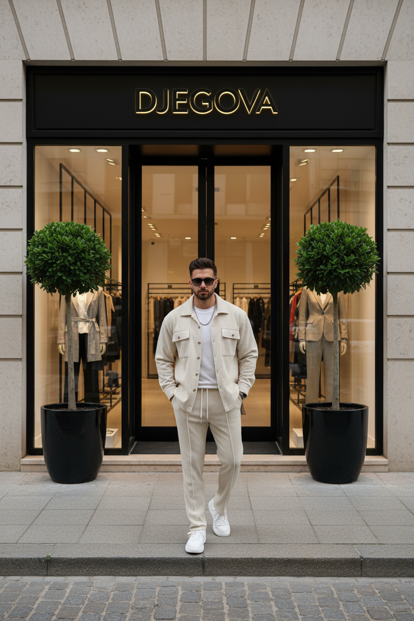 DJEGOVA beige set boutique