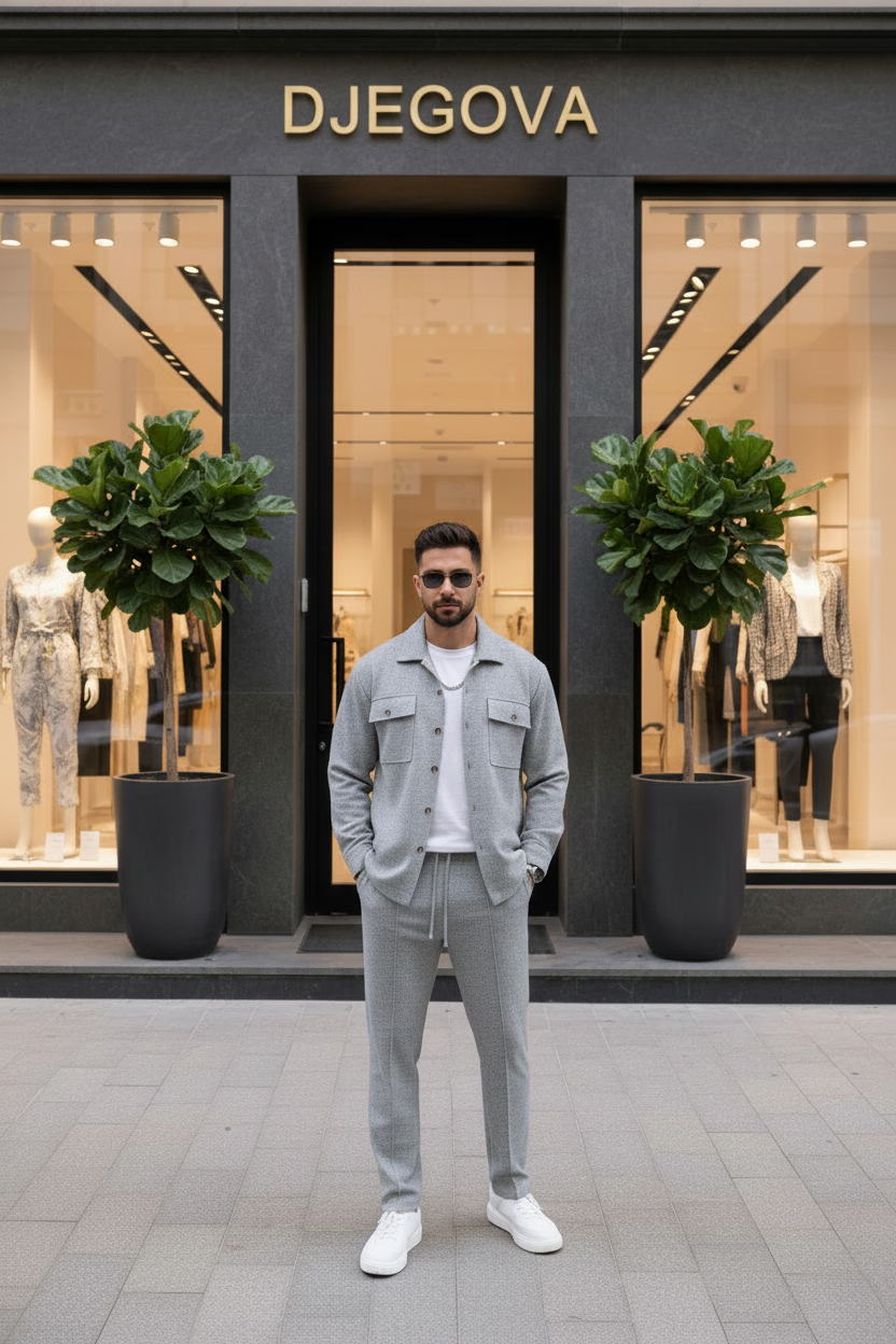 DJEGOVA grey set boutique