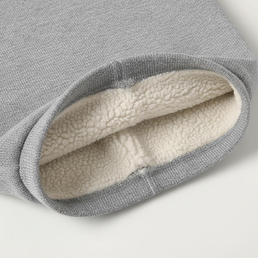 Fleece lining detail