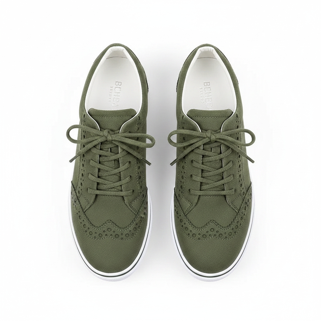 Green flat lay