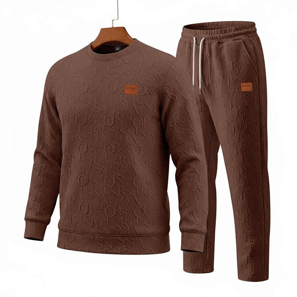 Urban Luxe Sweat Set — Fon blan pwofesyonèl