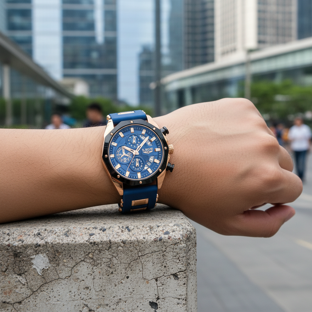 Titan Sport Chrono Watch — Lifestyle ponyèt gason