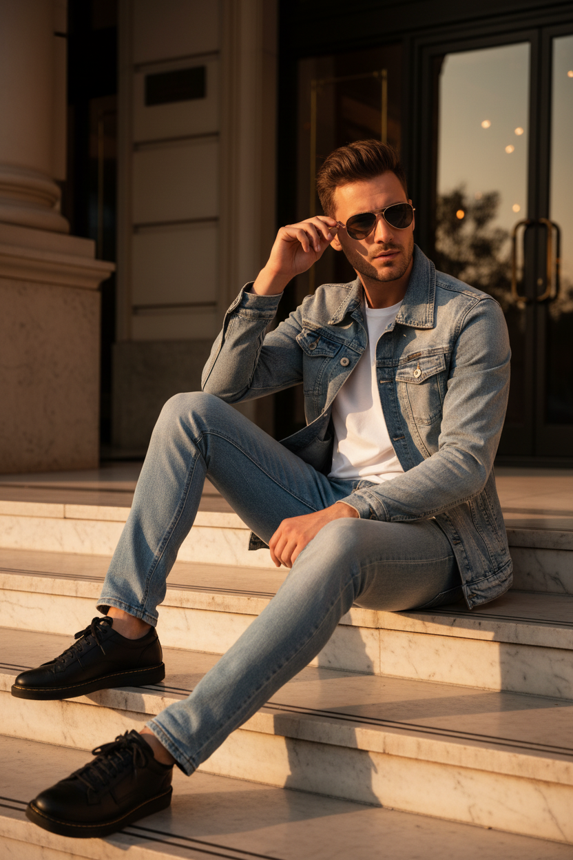Jeans ble klè eskalye