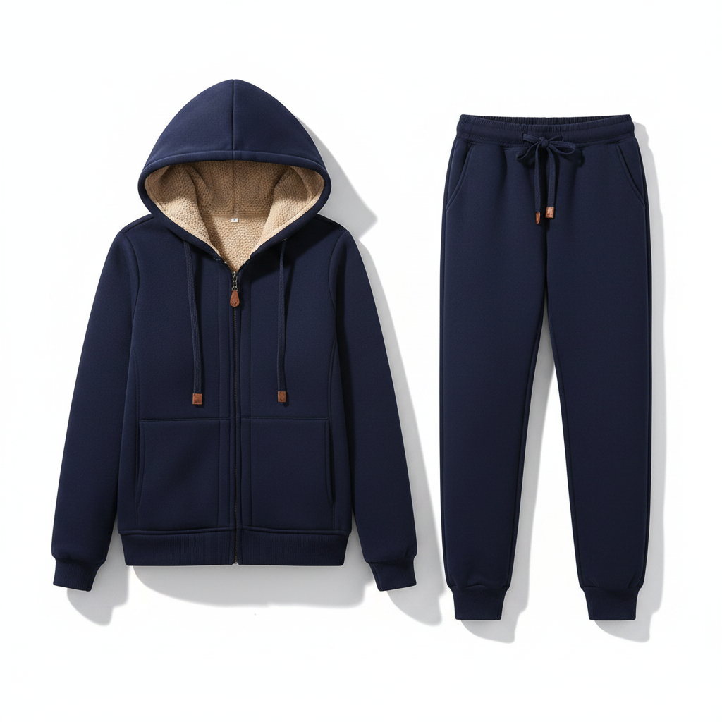 Navy tracksuit - front