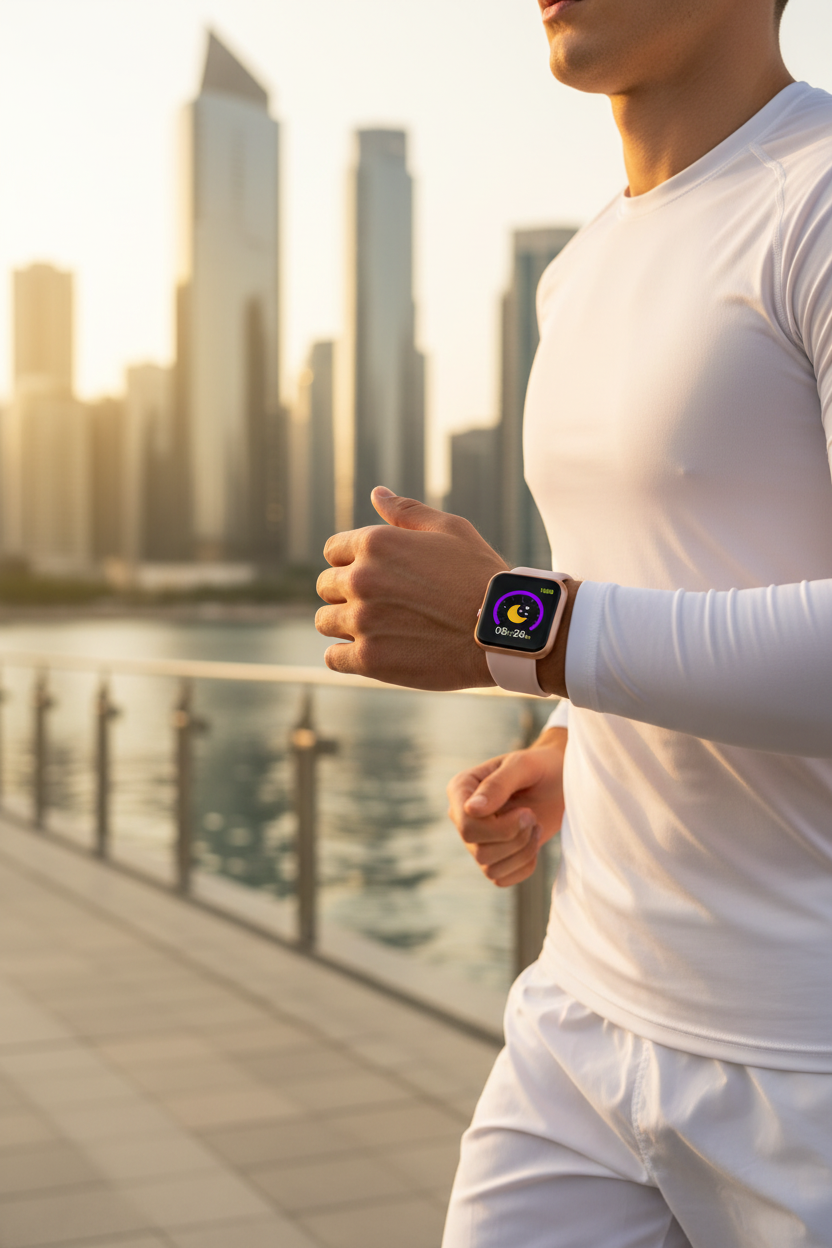 Smartwatch blan lifestyle luxe