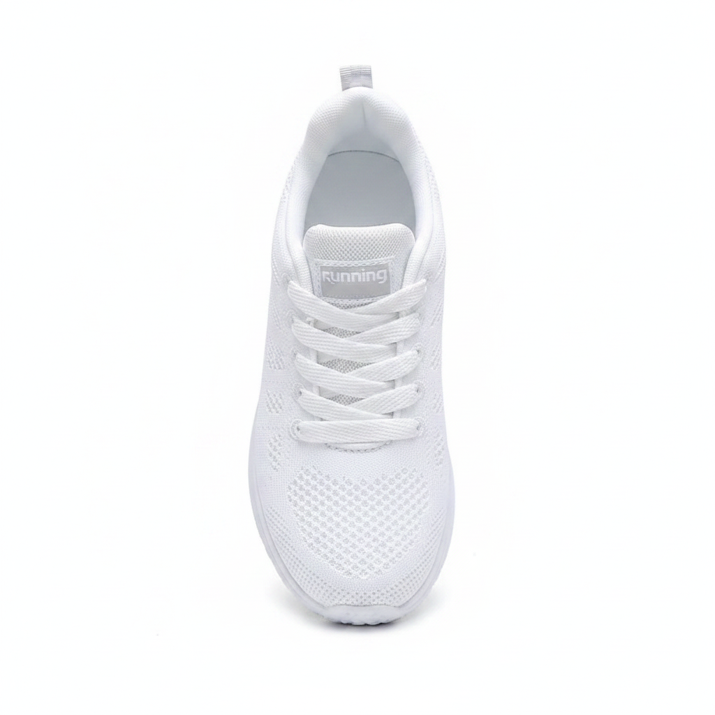 Sneaker Blanc - Flat Lay