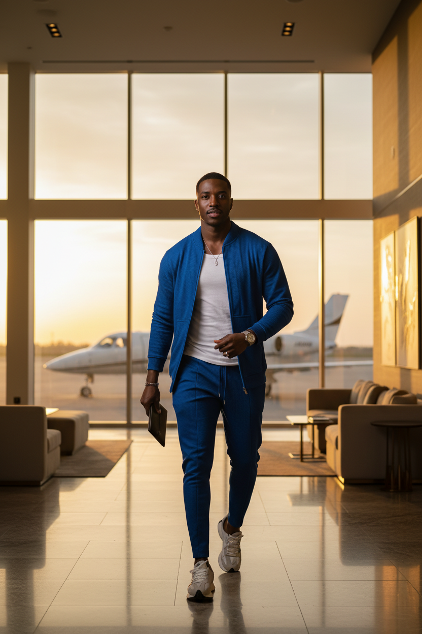 Tracksuit ble royal jet privé