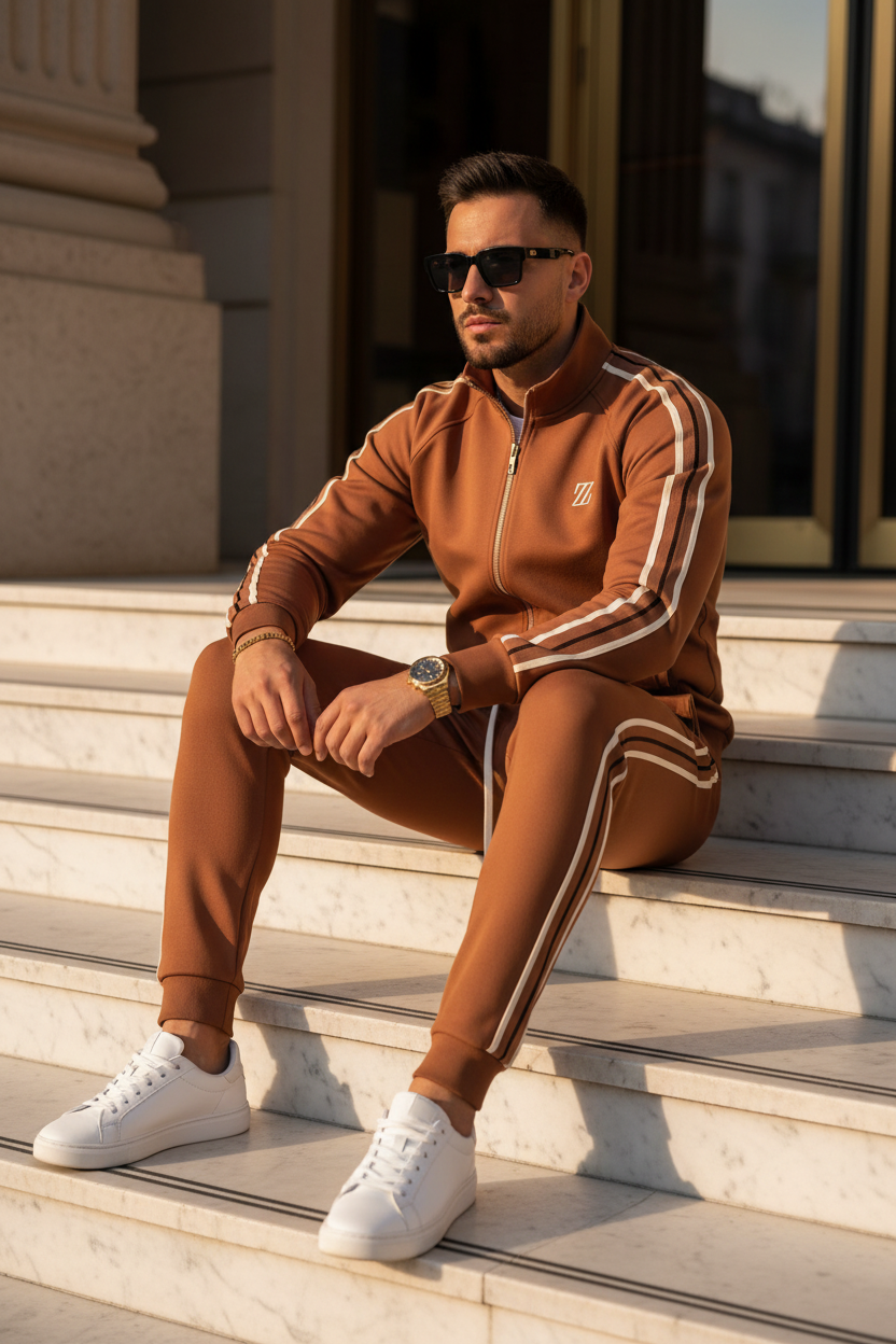 Tracksuit mawon eskalye luxe