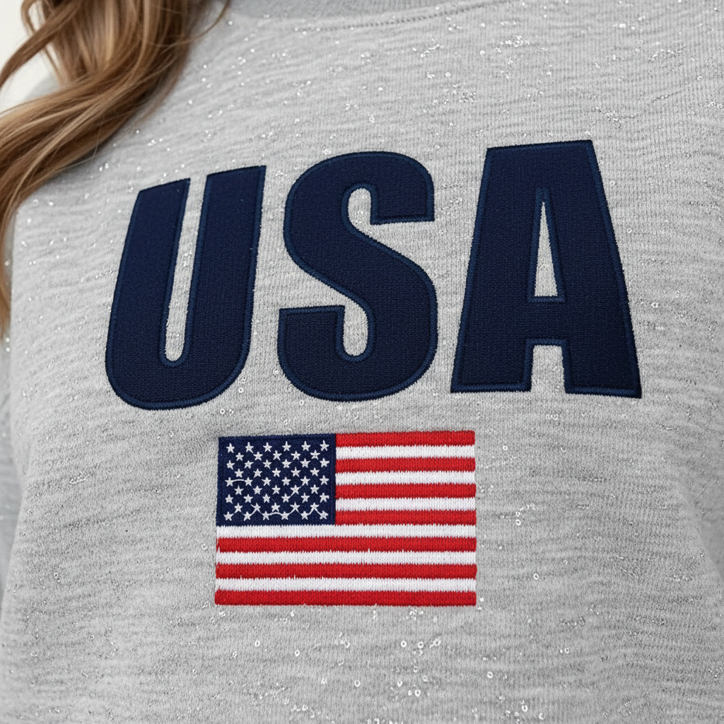 USA logo detail close-up