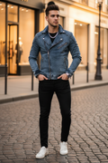 Vès ble mwayen moto luxe