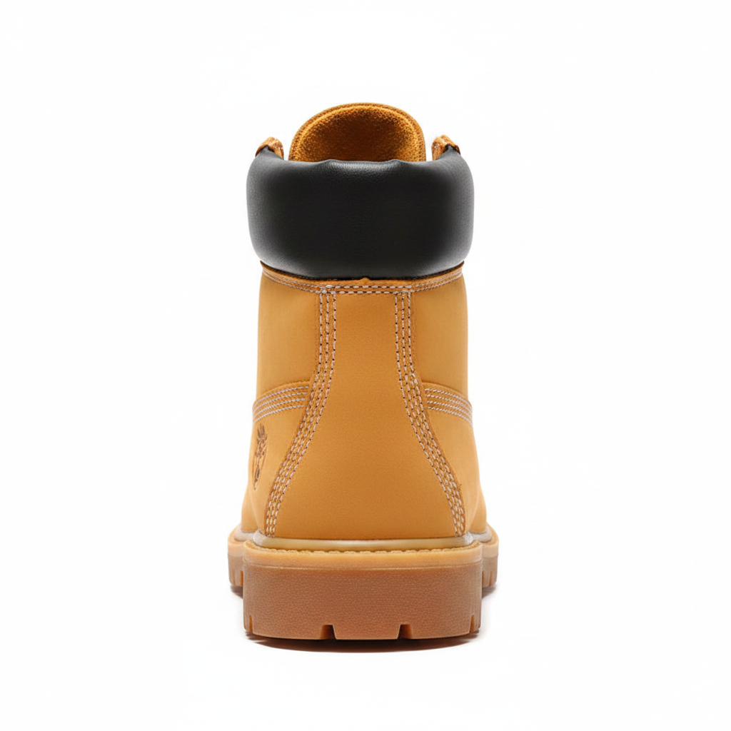 Wheat boots - back view